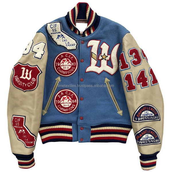 Bomber Baseball varsity Jacket